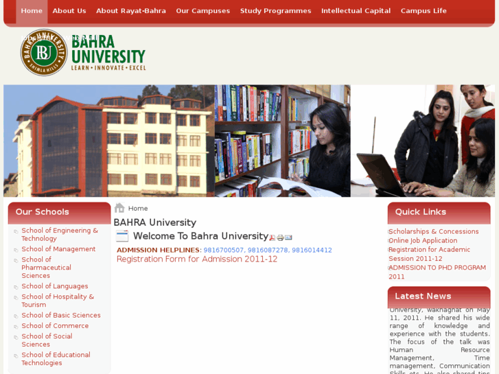 www.bahrauniversity.edu.in