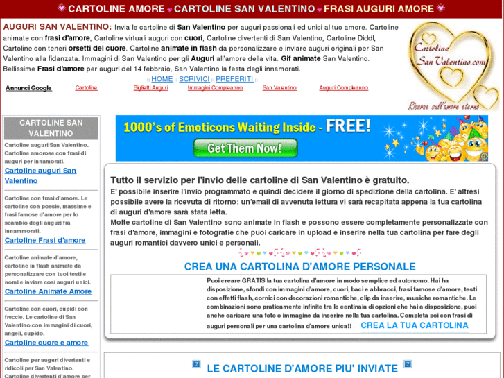 www.cartolinesanvalentino.com