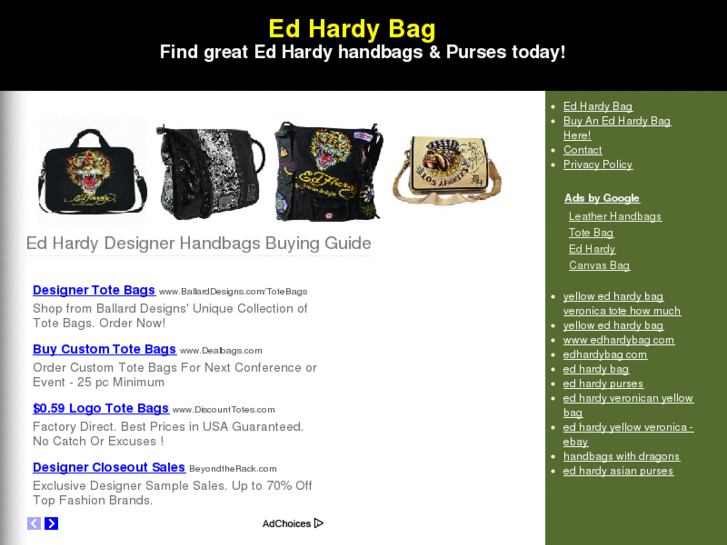 www.edhardybag.org