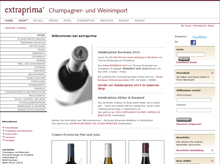 www.extraprima-weinversand.de