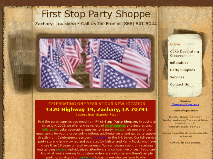 www.firststoppartyshoppe.com