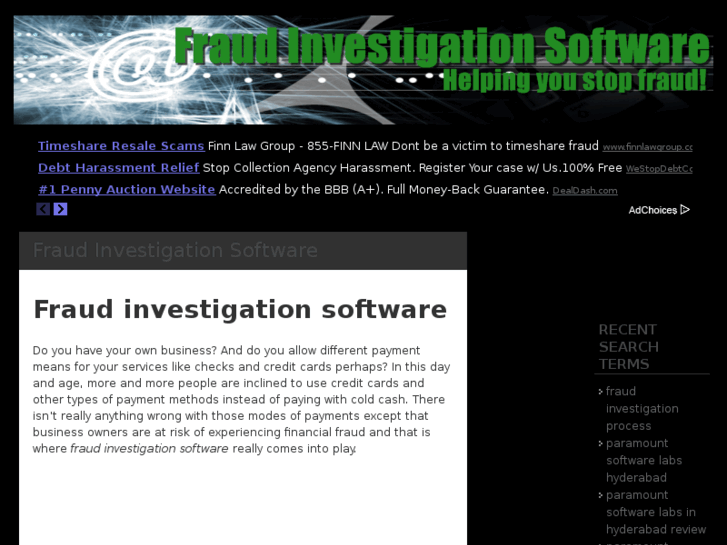 www.fraudinvestigationsoftware.org