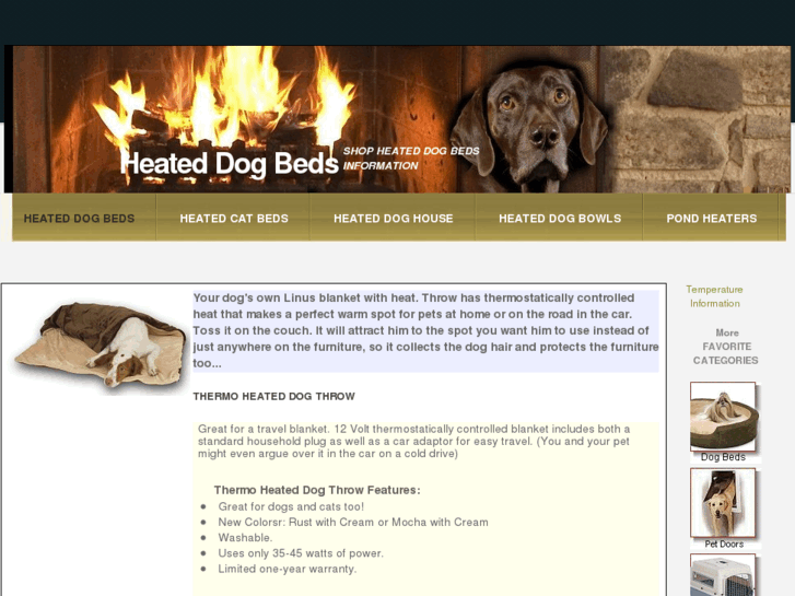 www.heated-dog-beds.com