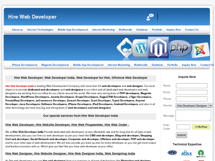 www.hirewebdeveloperindia.com
