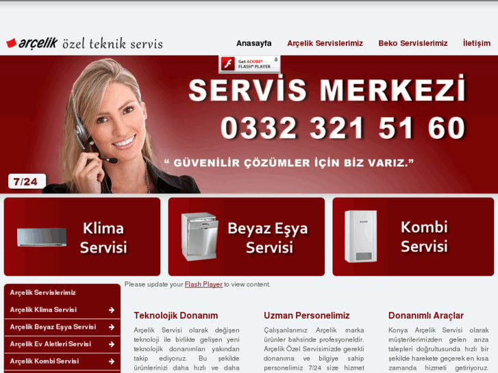 www.konyaarcelikservis.com