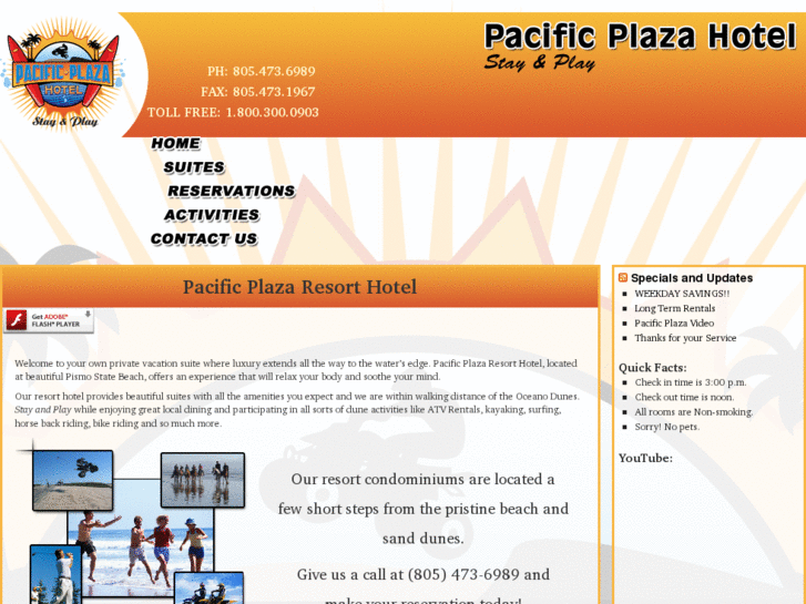 www.pacificplazaresort.biz