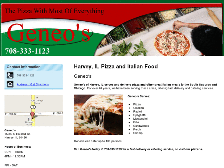 www.pizzabygeneoharvey.com