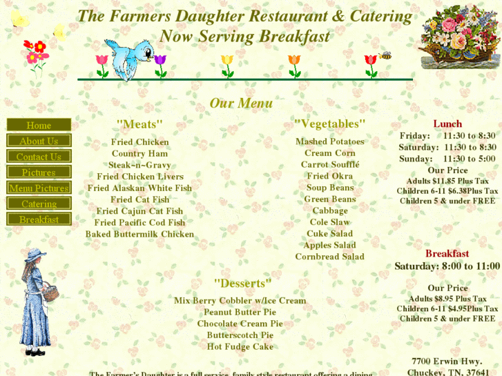 www.thefarmersdaughterrestaurant.com