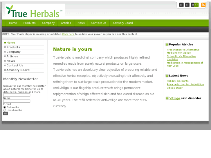 www.trueherbals.com