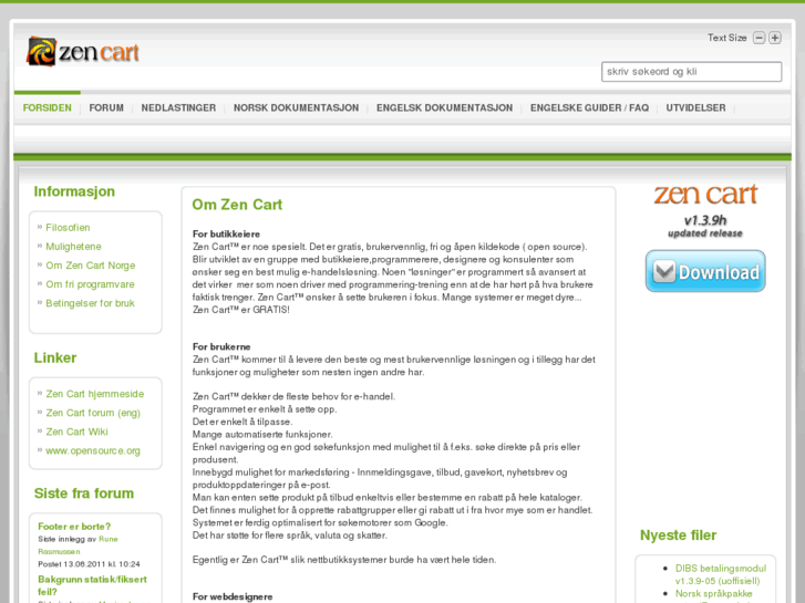 www.zen-cart.no