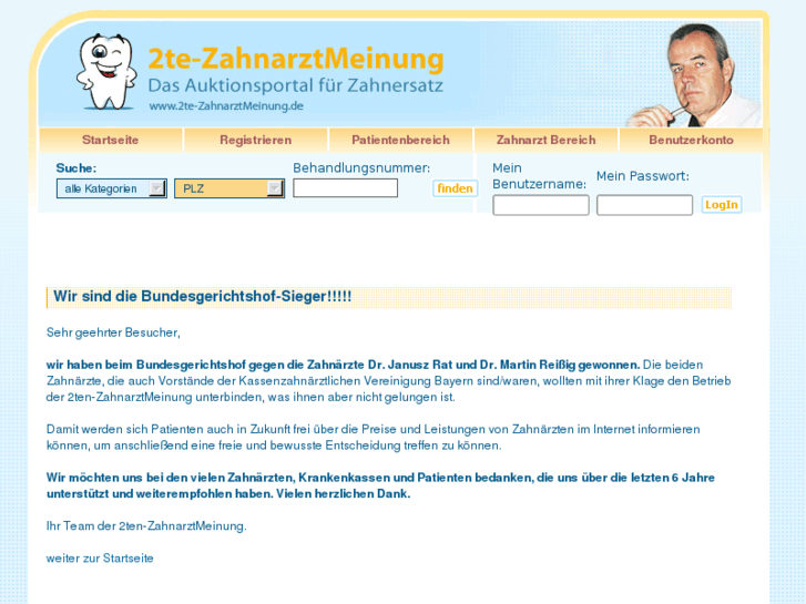 www.2te-zahnarztmeinung.com