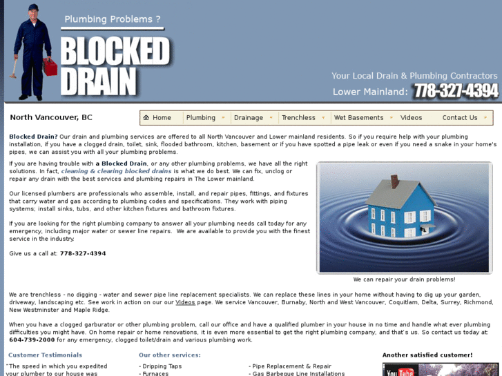 www.blockeddrainnorthvancouver.com