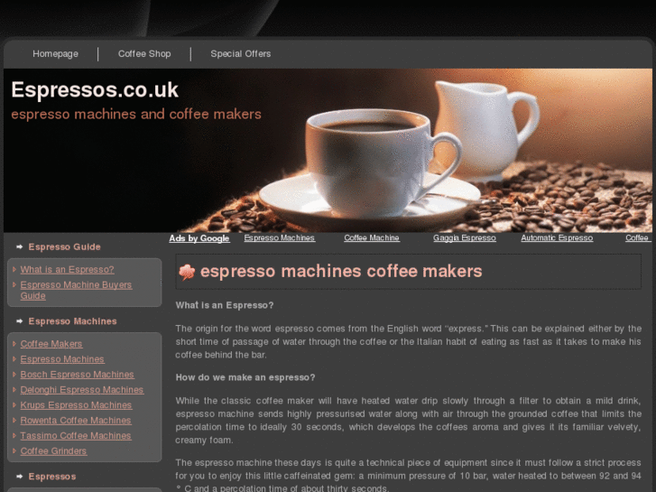 www.espressos.co.uk