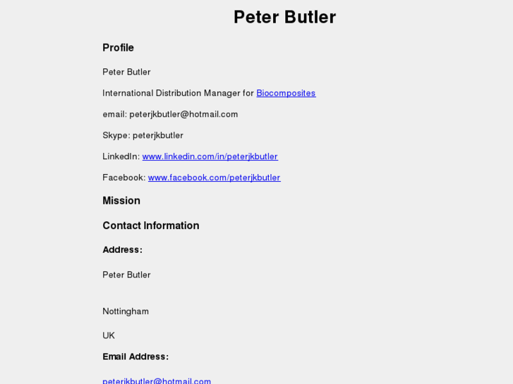 www.peterjkbutler.com