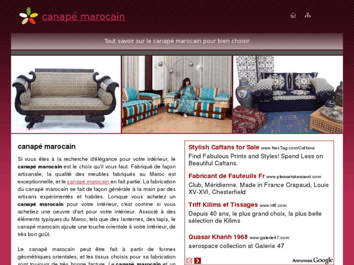 www.canapemarocain.com