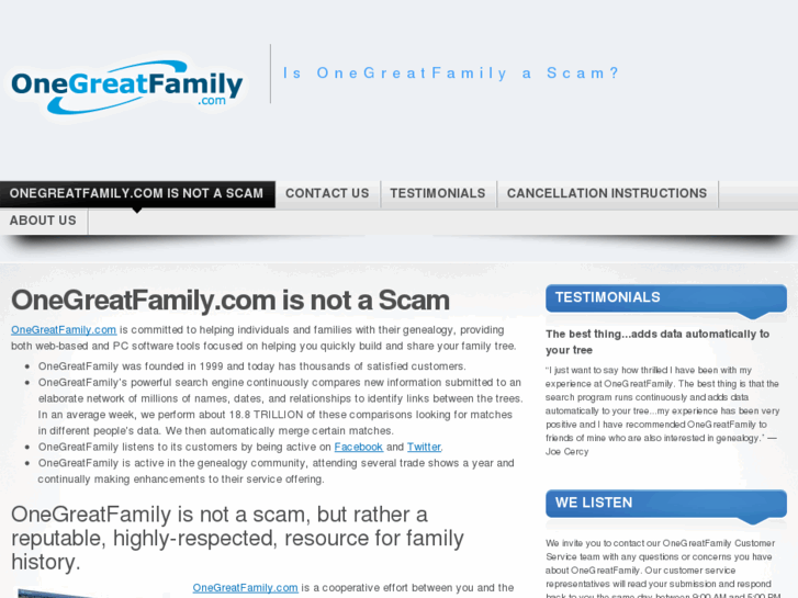 www.genealogyscam.com