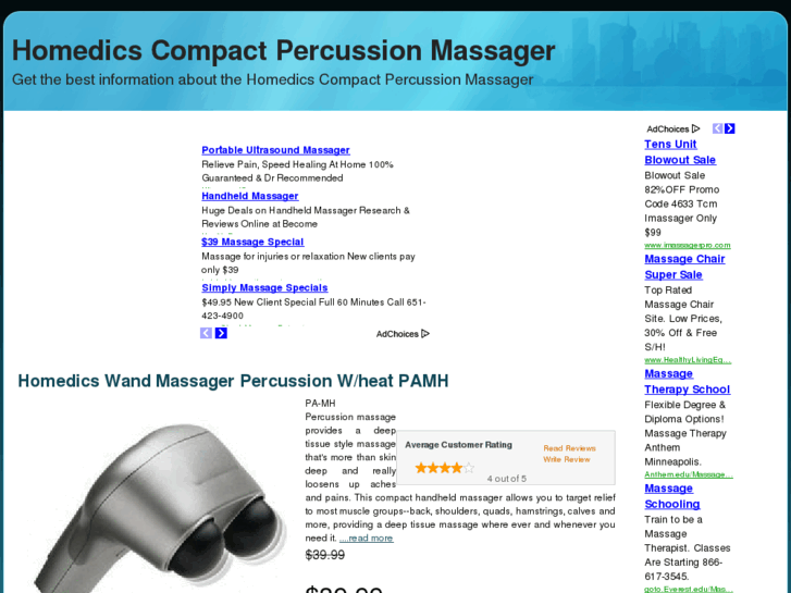 www.homedicscompactpercussionmassager.com