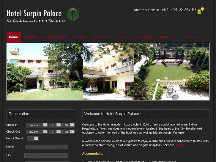 www.hotelsurpinpalace.com