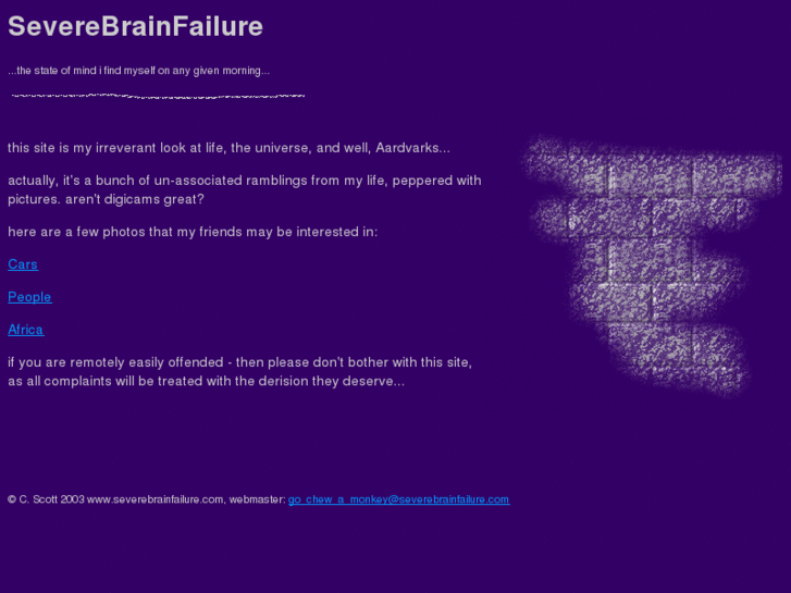 www.severebrainfailure.com