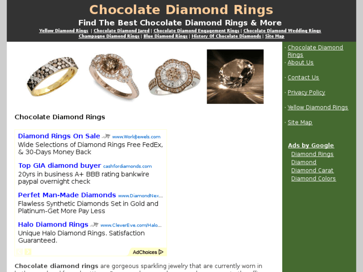 www.chocolatediamond-rings.com