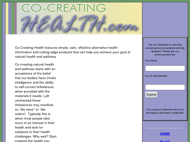 www.co-creatinghealth.com