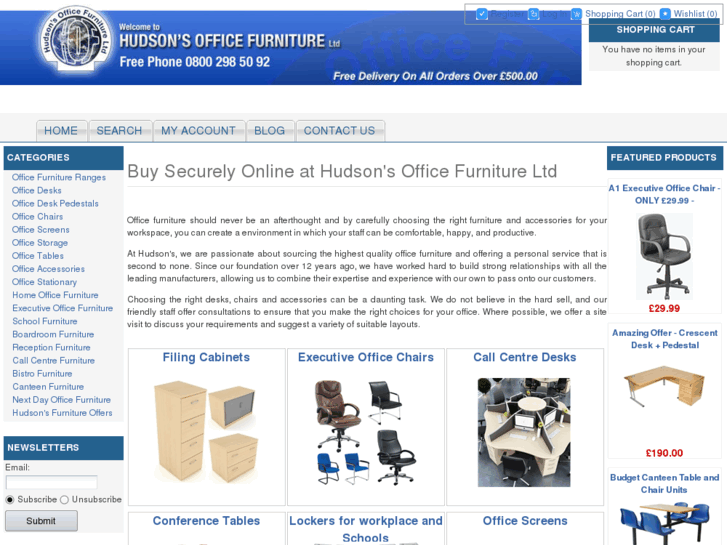 www.hudsonsofficefurniture.com