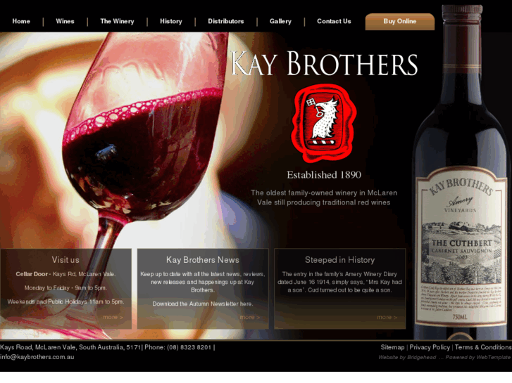 www.kaybrothersamerywines.com