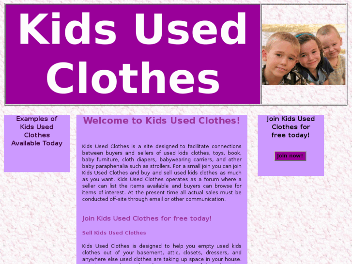 www.kidsusedclothes.com