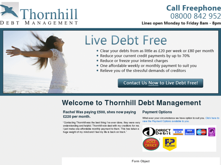 www.livedebtfree.co.uk