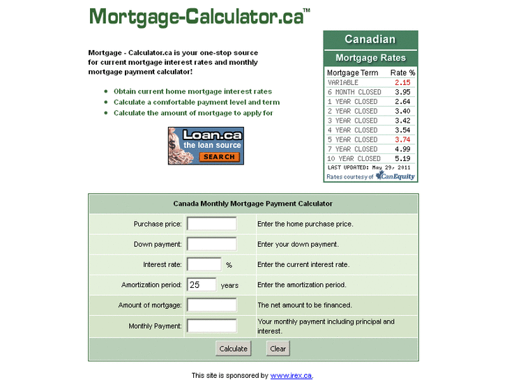 www.mortgage-calculator.ca