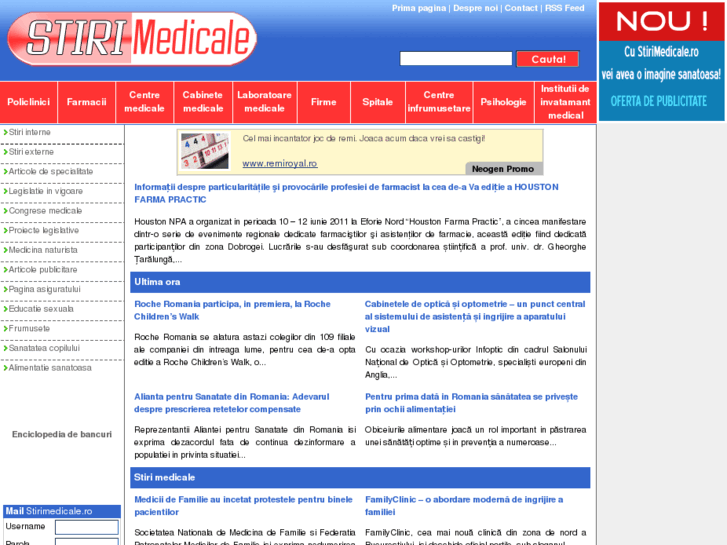 www.stirimedicale.ro
