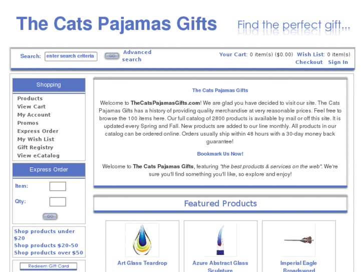 www.thecatspajamasgifts.com