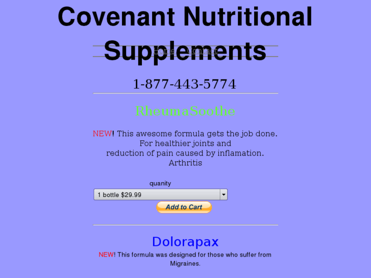 www.covenantnutritionalsupplements.com