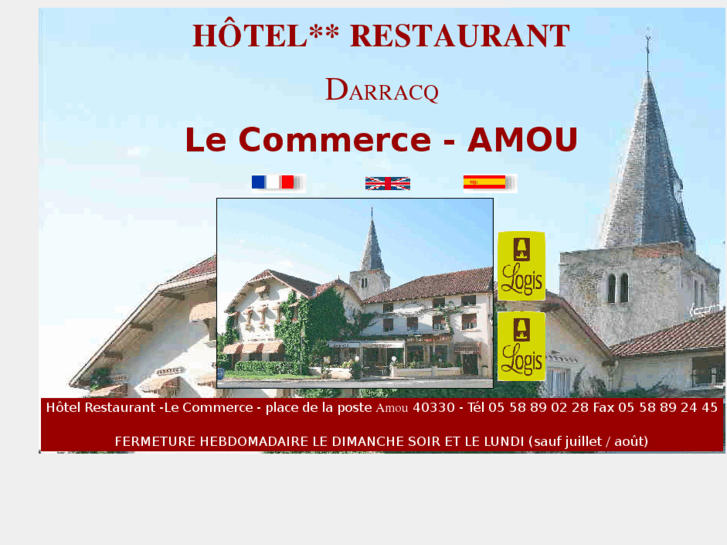 www.hotel-lecommerceamou.com