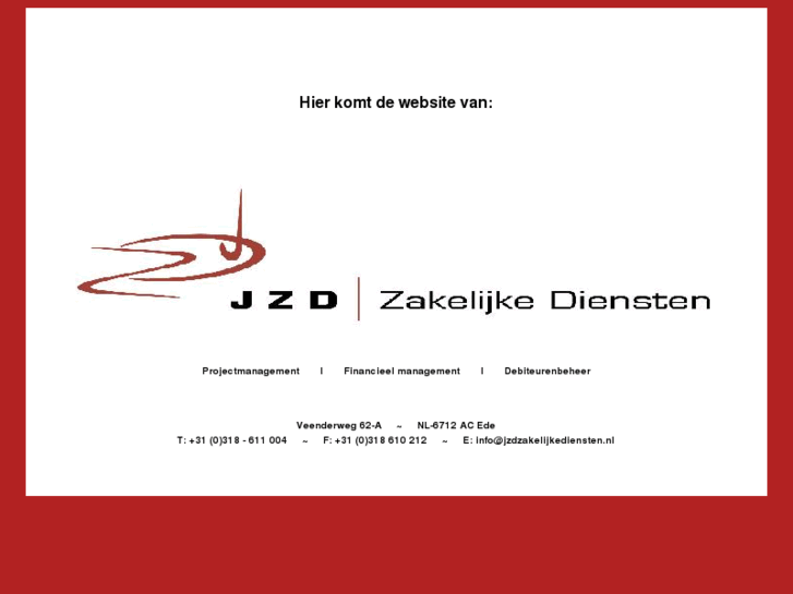 www.jzdzakelijkediensten.nl