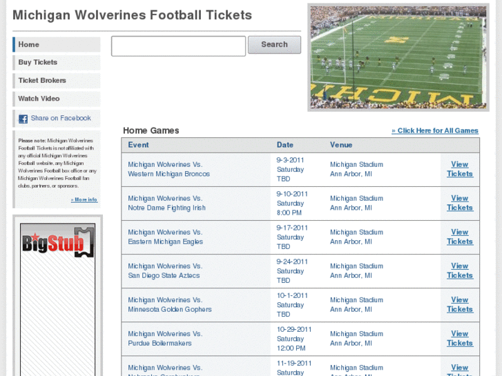 www.michiganwolverinesfootballtickets.net