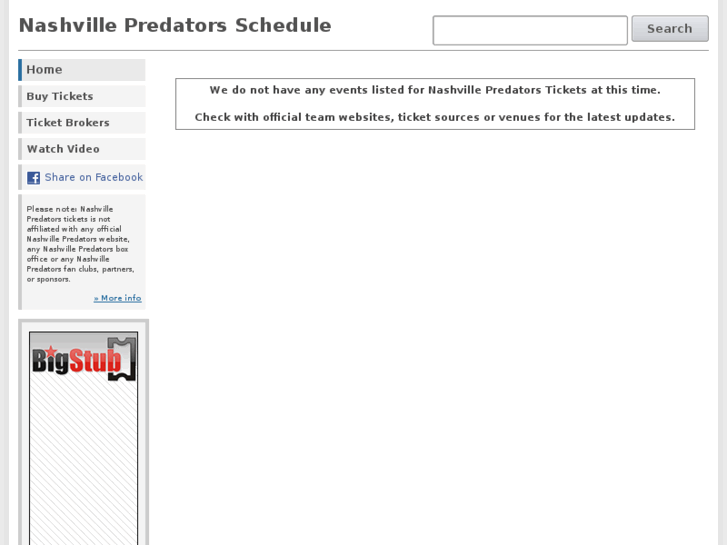 www.nashvillepredatorsschedule.com