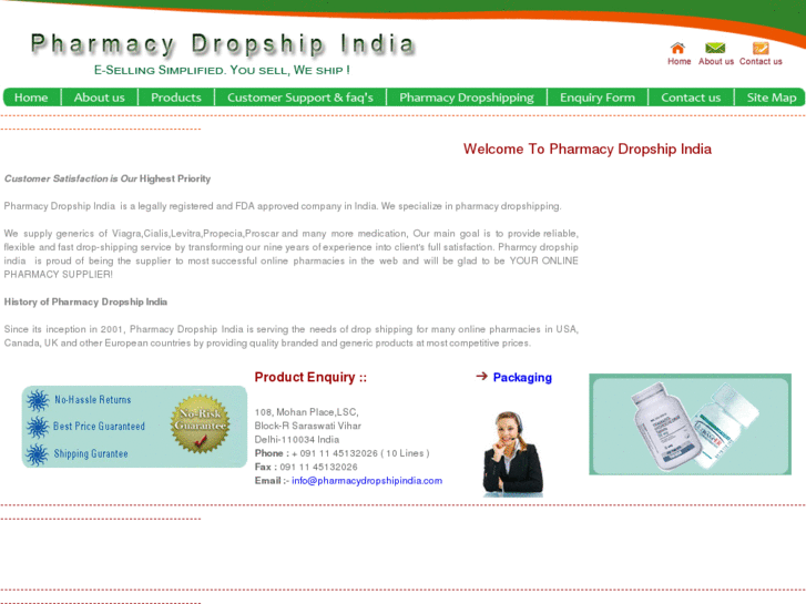 www.pharmacydropshipindia.com