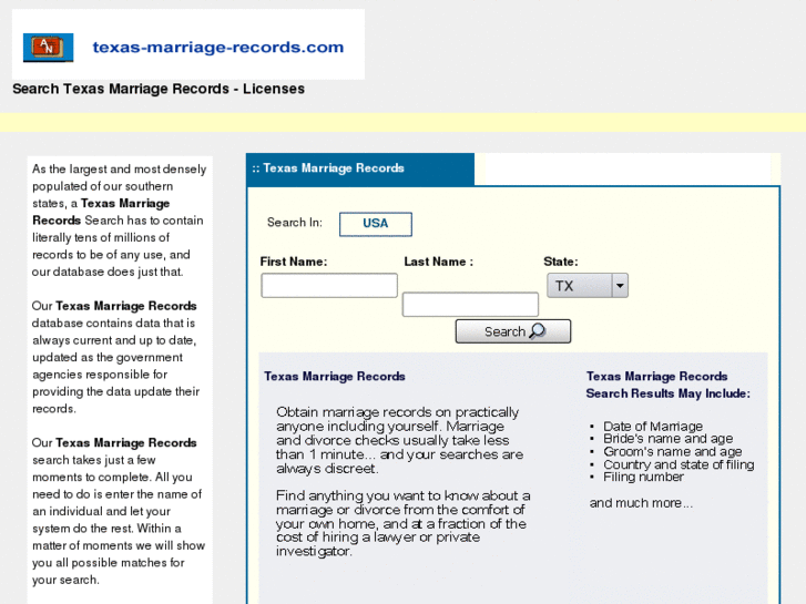 www.texas-marriage-records.com