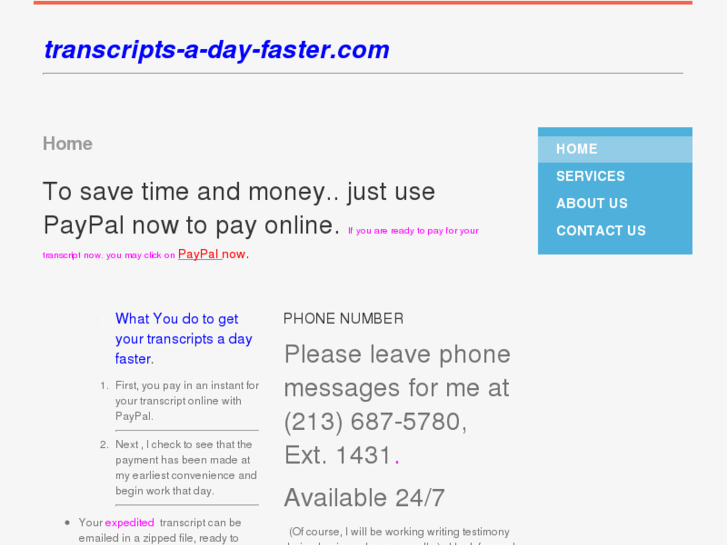 www.transcripts-a-day-faster.com