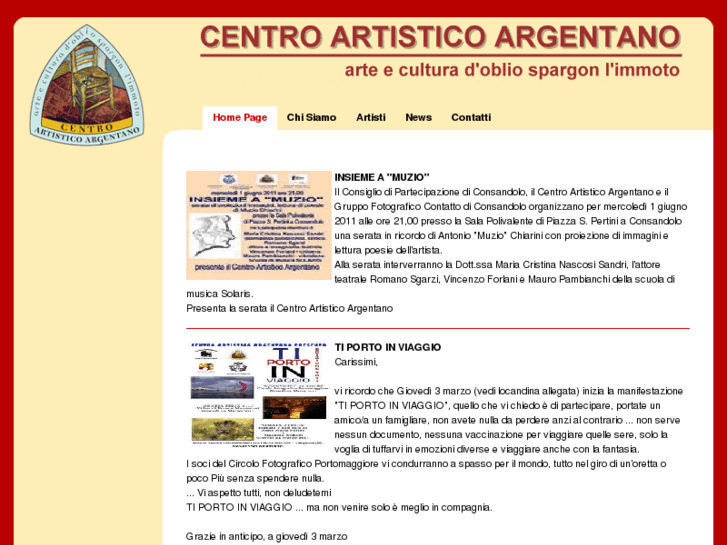 www.centroartisticoargentano.it