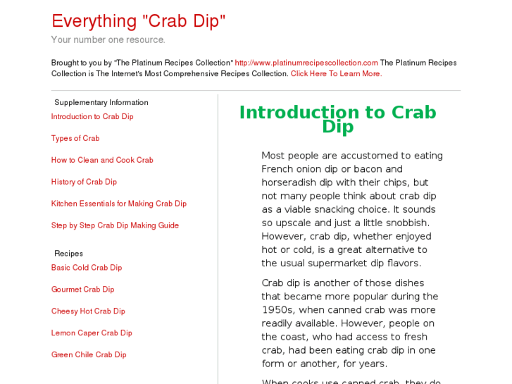 www.crab-dip.com