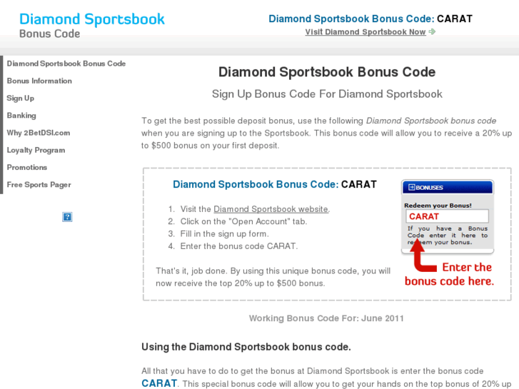 www.diamondsportsbookbonuscode.com