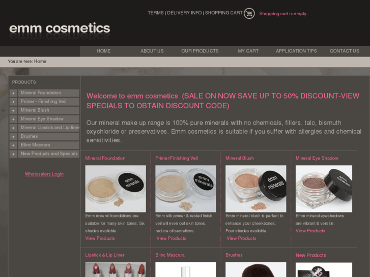 www.emmcosmetics.com