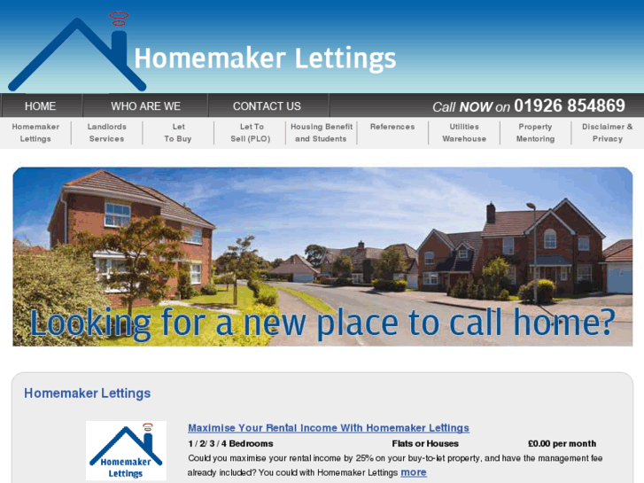 www.homemakerlettings.com