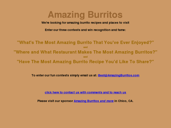 www.amazingburrito.com