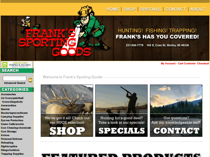 www.frankssportinggoods.com