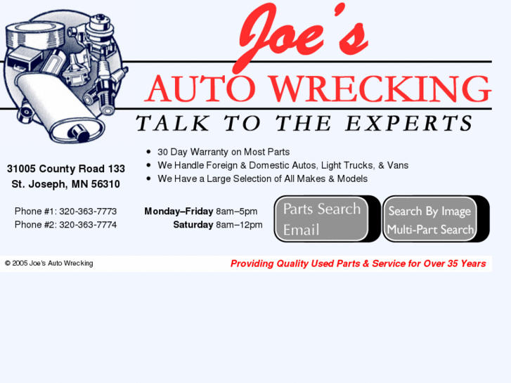 www.joesautowrecking.com