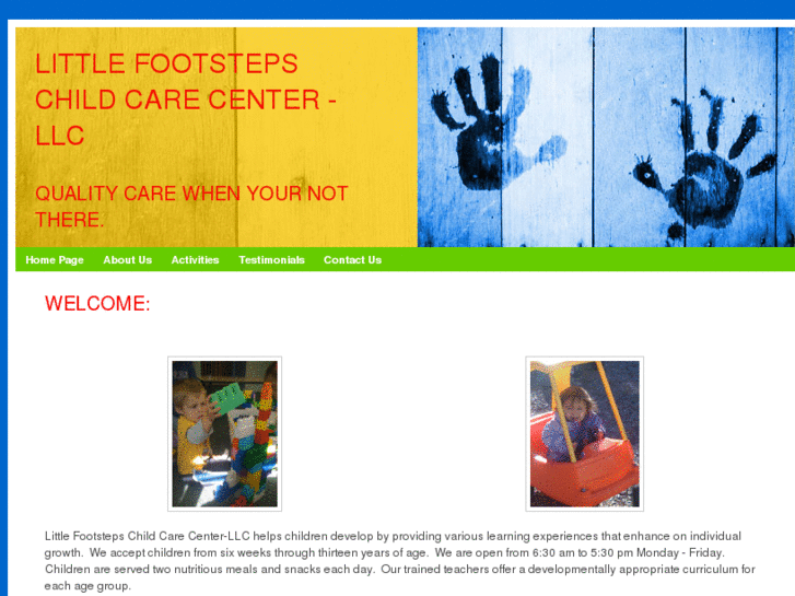 www.littlefootstepschildcarecenter.com