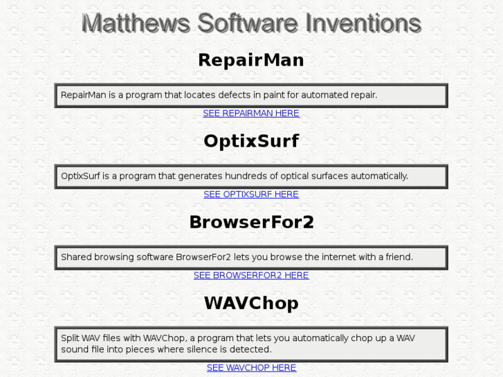 www.matthewssoftware.com